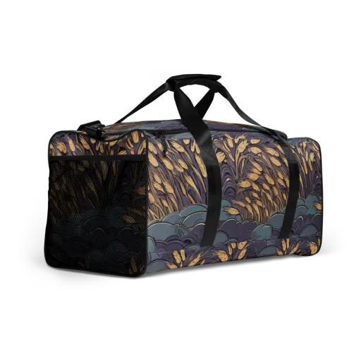 Lavender Harvest on a Duffle Bag