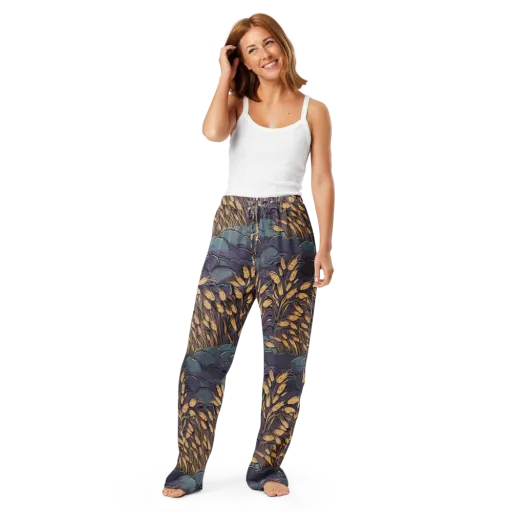 Lavender Harvest on a Women's Pajama Pants