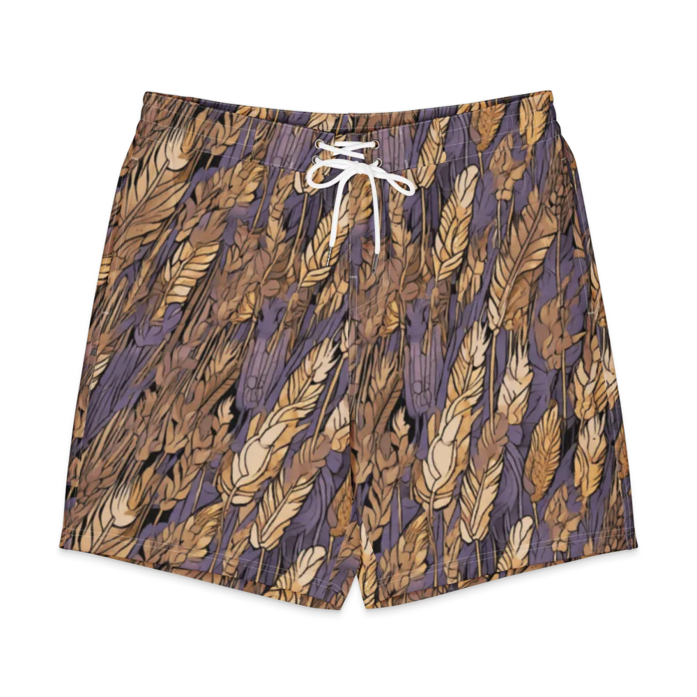 Amethyst Wheat on Men's Board Shorts — Front