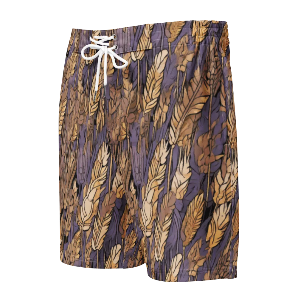 Amethyst Wheat on Men's Board Shorts — Front