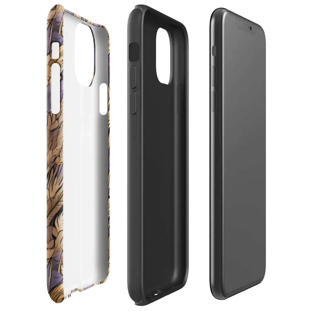 Amethyst Wheat on Tough Case for iPhone® — Right