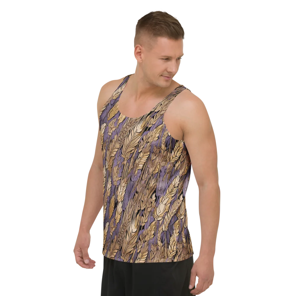 Amethyst Wheat on Men's Tank Top — Left Front