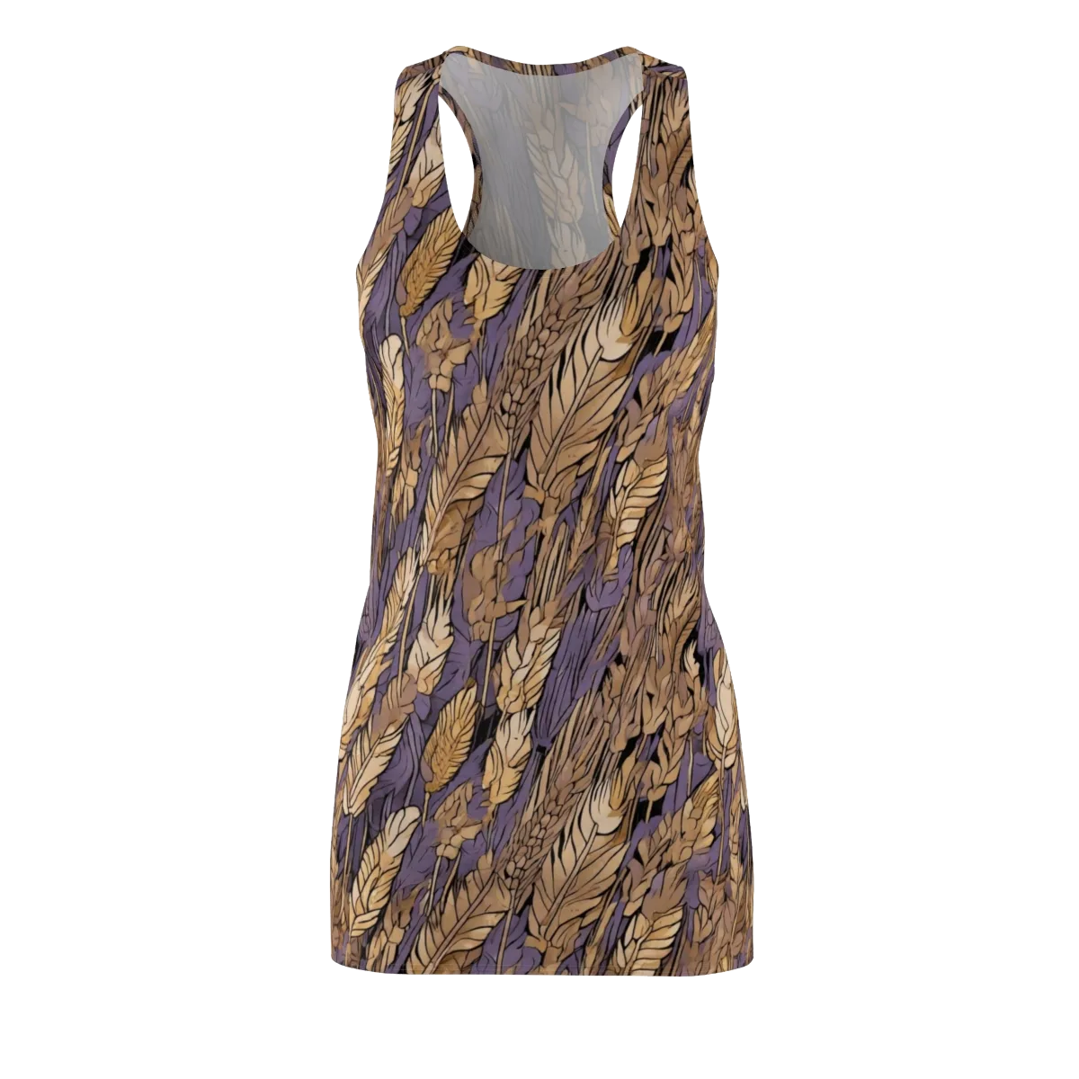 Amethyst Wheat on Racerback Dress — Front