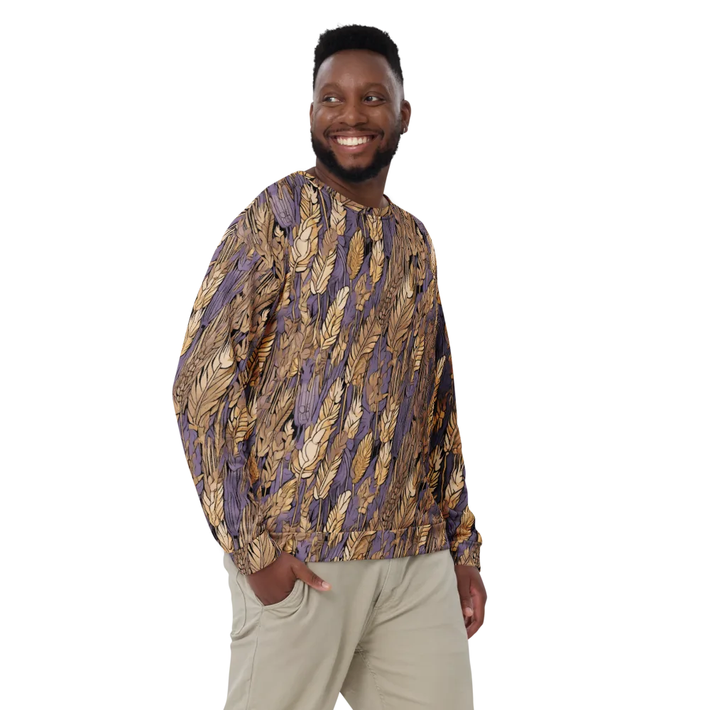 Amethyst Wheat on Sweatshirt — Front