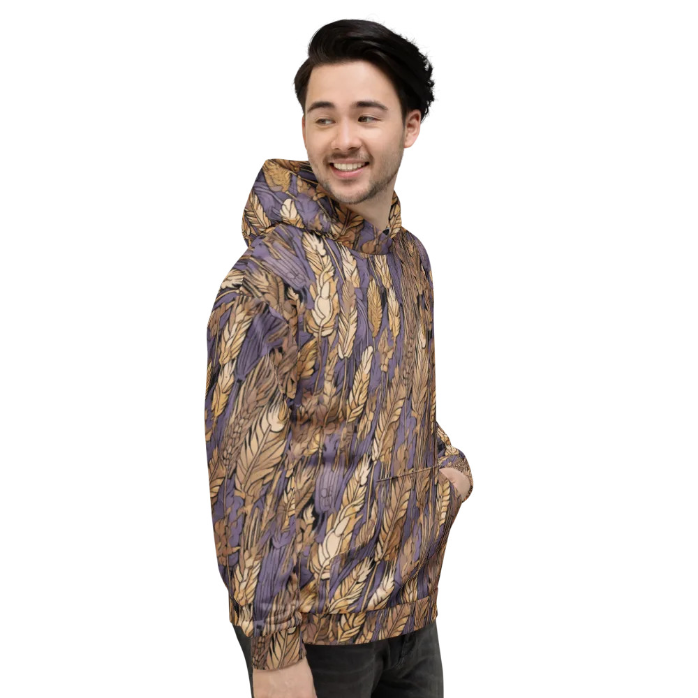 Amethyst Wheat on Hoodie — Right