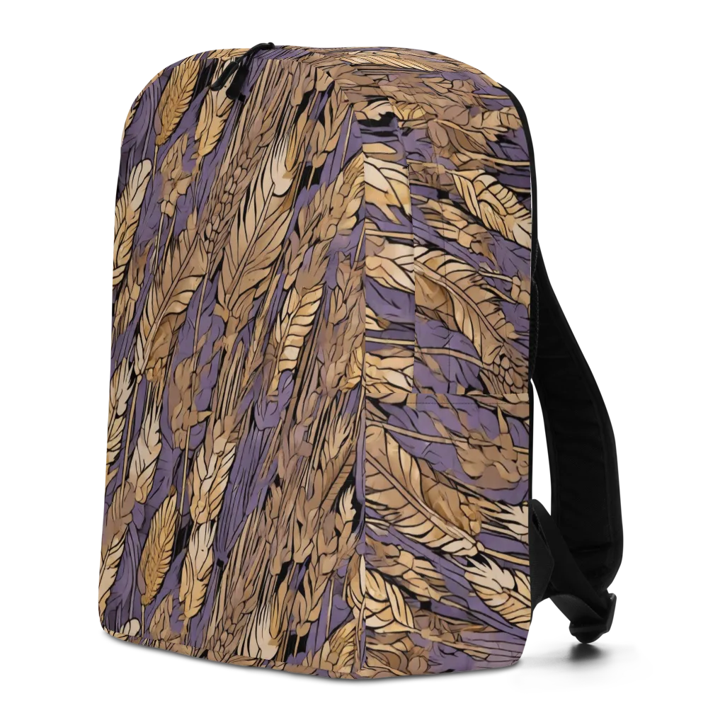 Amethyst Wheat on Minimalist Backpack — Left