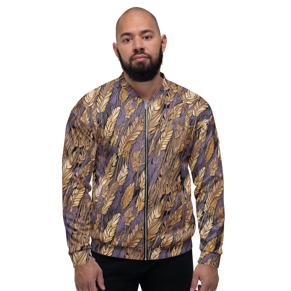 Amethyst Wheat on Bomber Jacket — Front