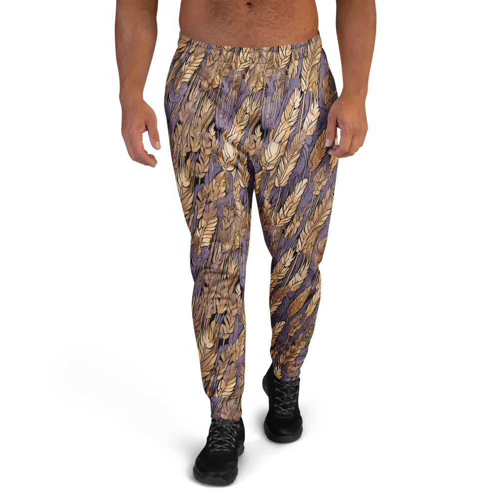 Amethyst Wheat on Men's Joggers — Front