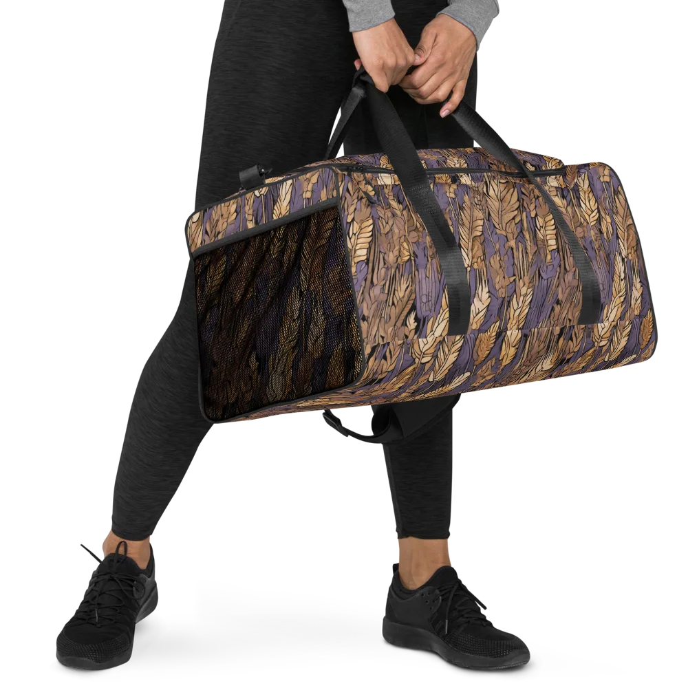 Amethyst Wheat on Duffle Bag — Right Front