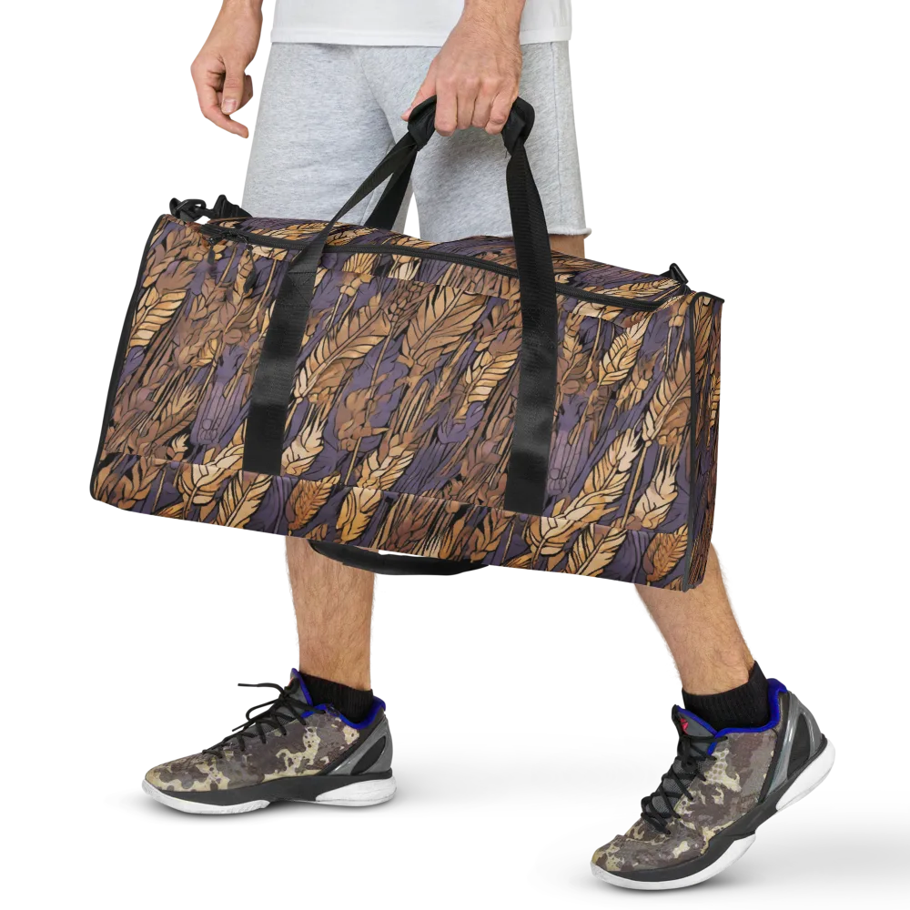 Amethyst Wheat on Duffle Bag — Front