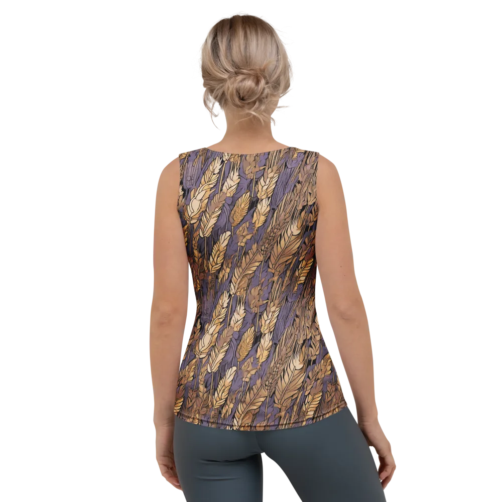 Amethyst Wheat on Women's Tank Top — Back
