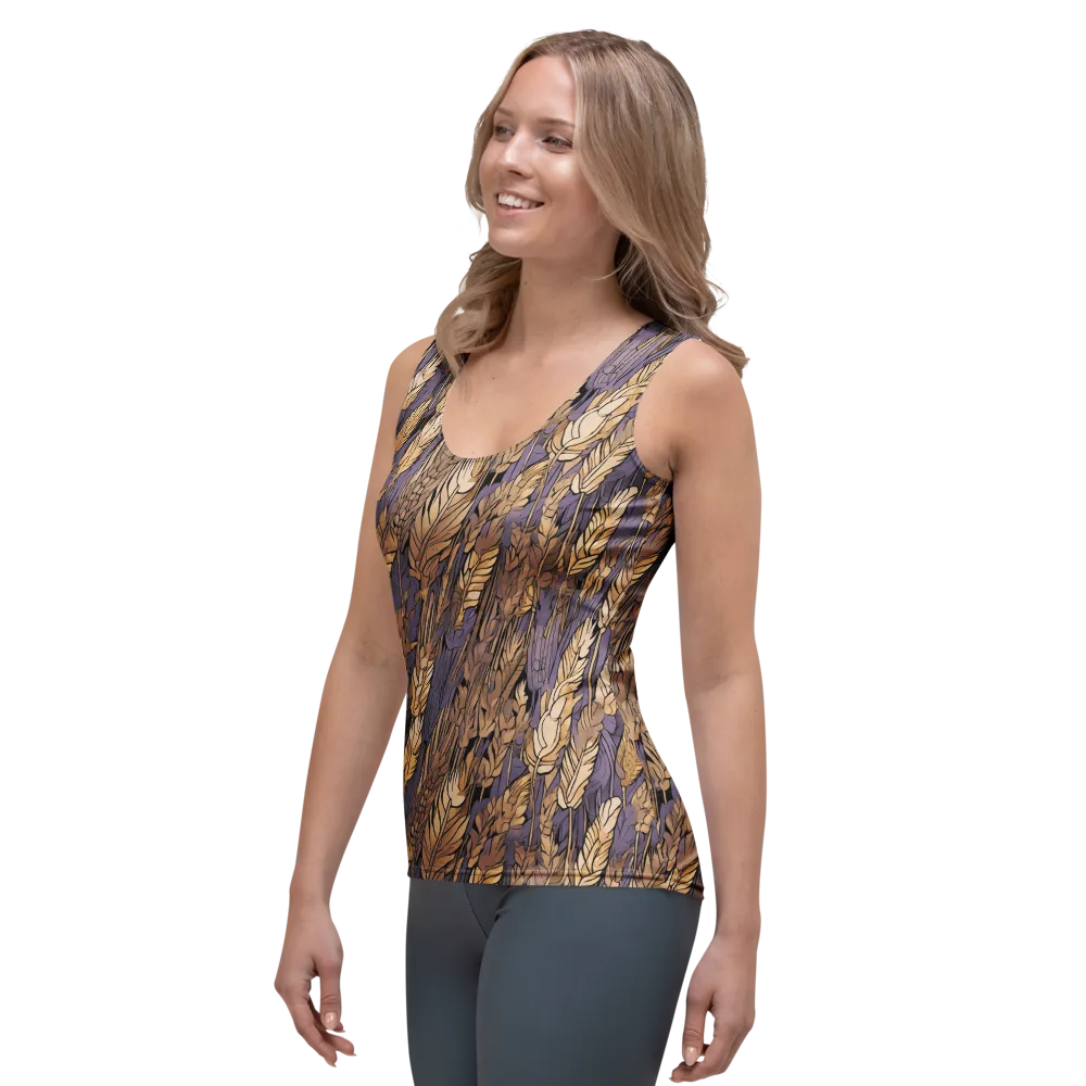 Amethyst Wheat on Women's Tank Top — Left Front