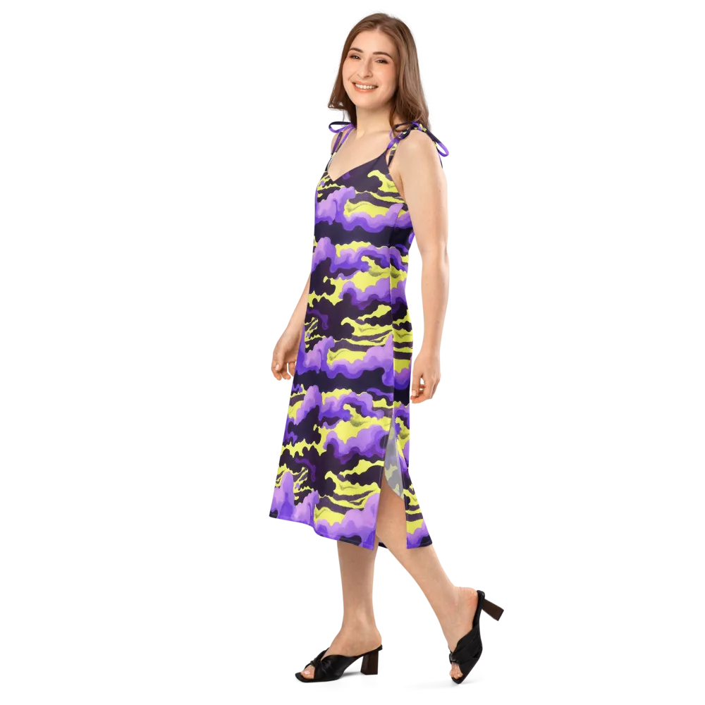 Night Bloom Current on Slip Dress — Left Front