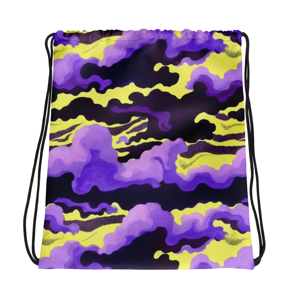 Night Bloom Current on Drawstring Bag — Photo