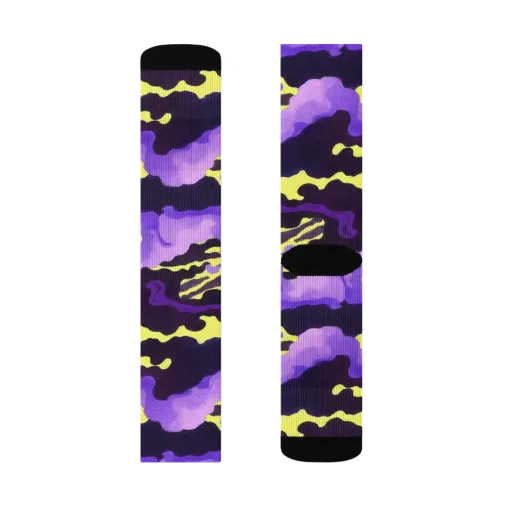 Night Bloom Current on a Socks