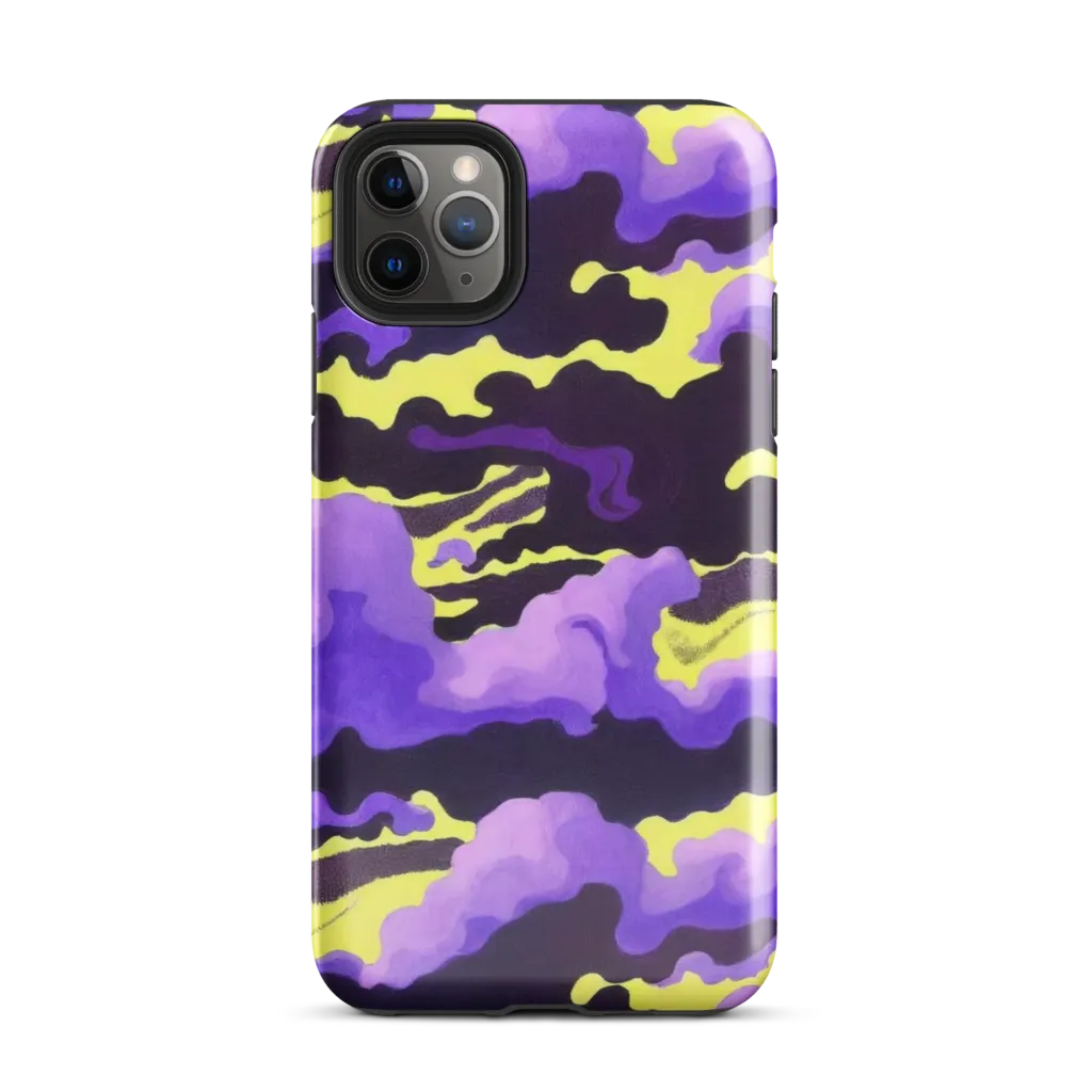 Night Bloom Current on Tough Case for iPhone® — Front