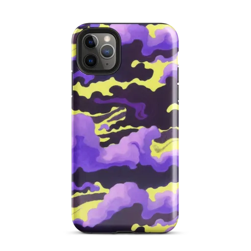 Night Bloom Current on a Tough Case for iPhone®