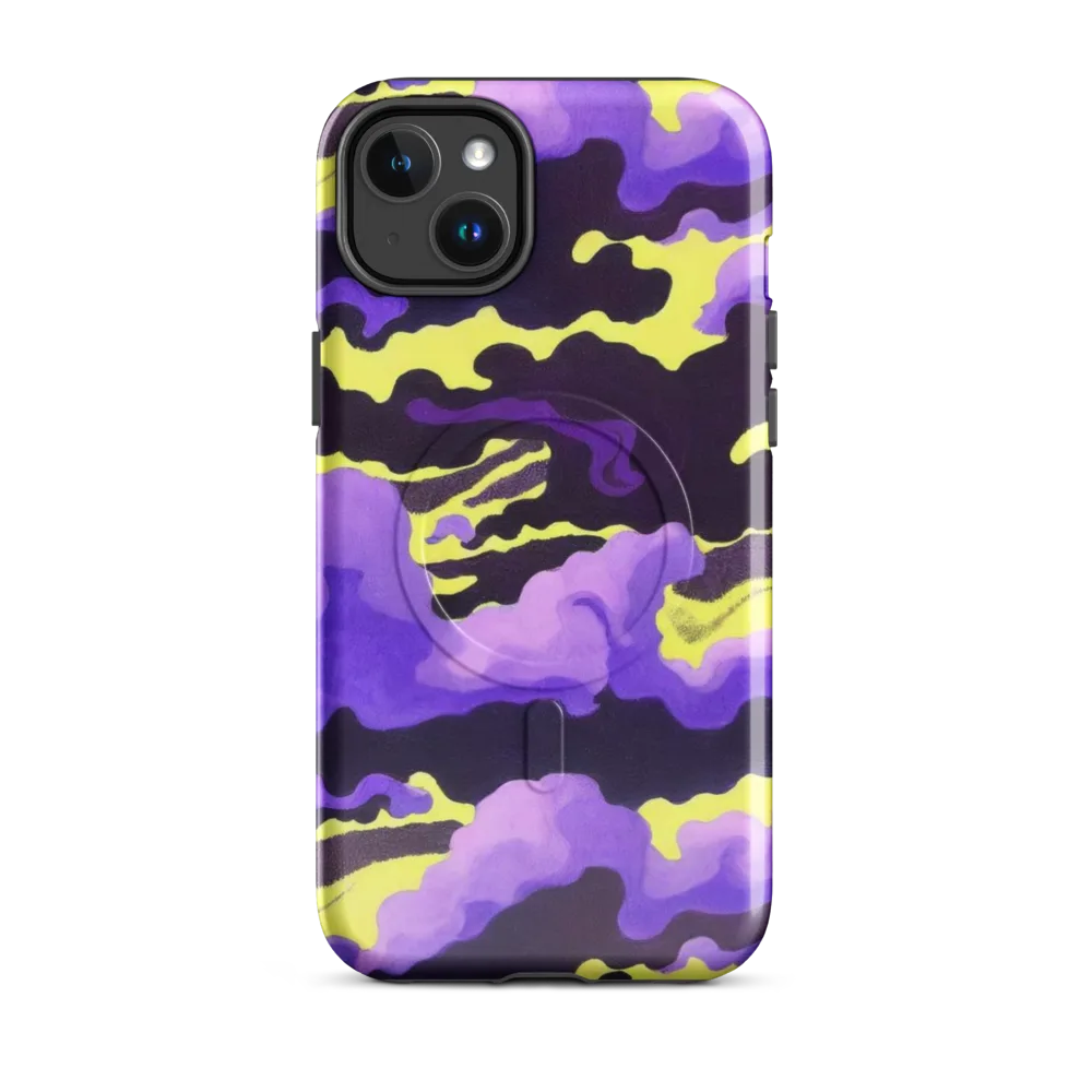 Night Bloom Current on MagSafe Tough Case for iPhone® — Front