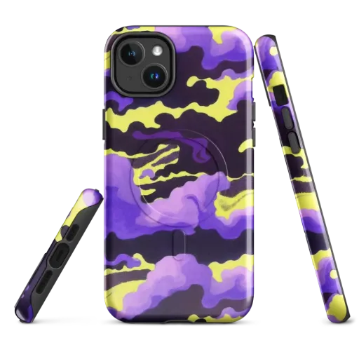Night Bloom Current on a MagSafe Tough Case for iPhone®