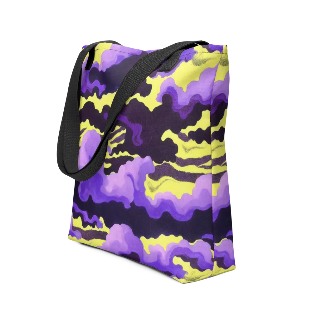 Night Bloom Current on Tote Bag — Front