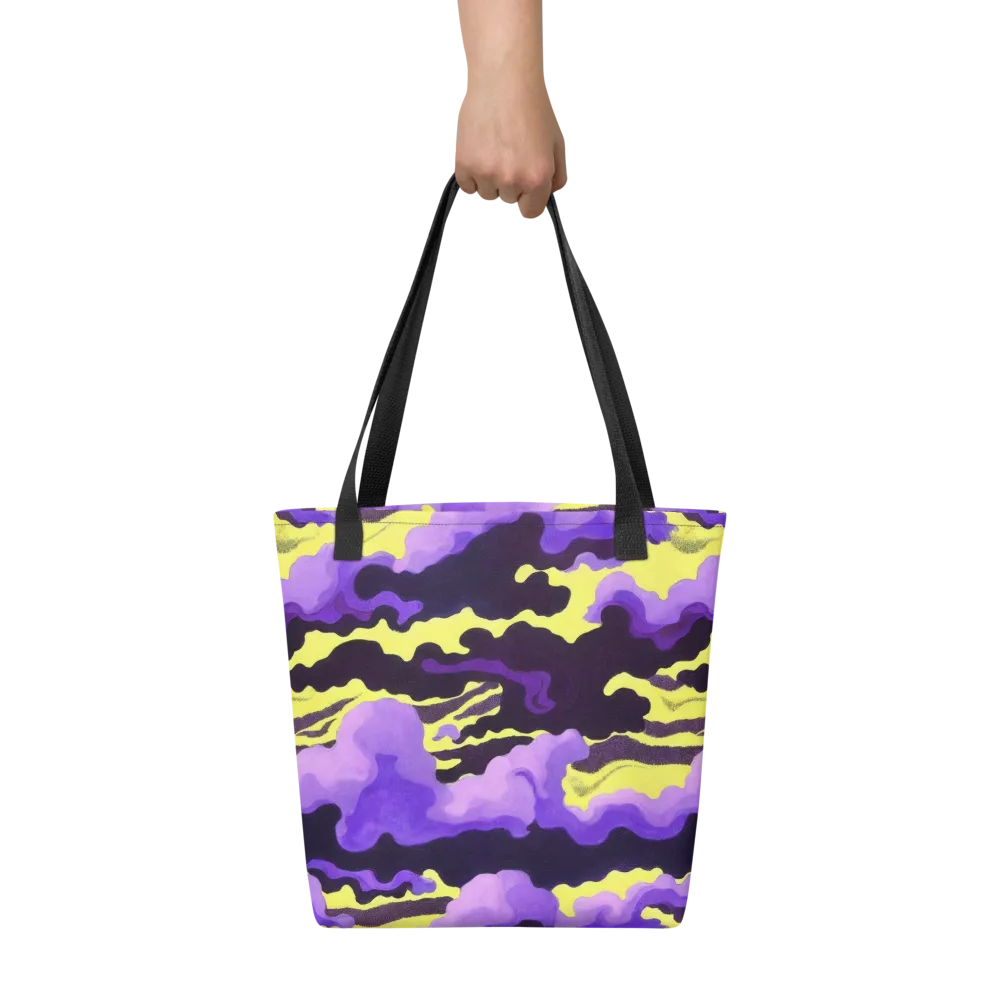 Night Bloom Current on Tote Bag — Front