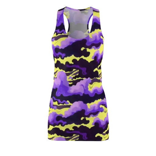 Night Bloom Current on a Racerback Dress