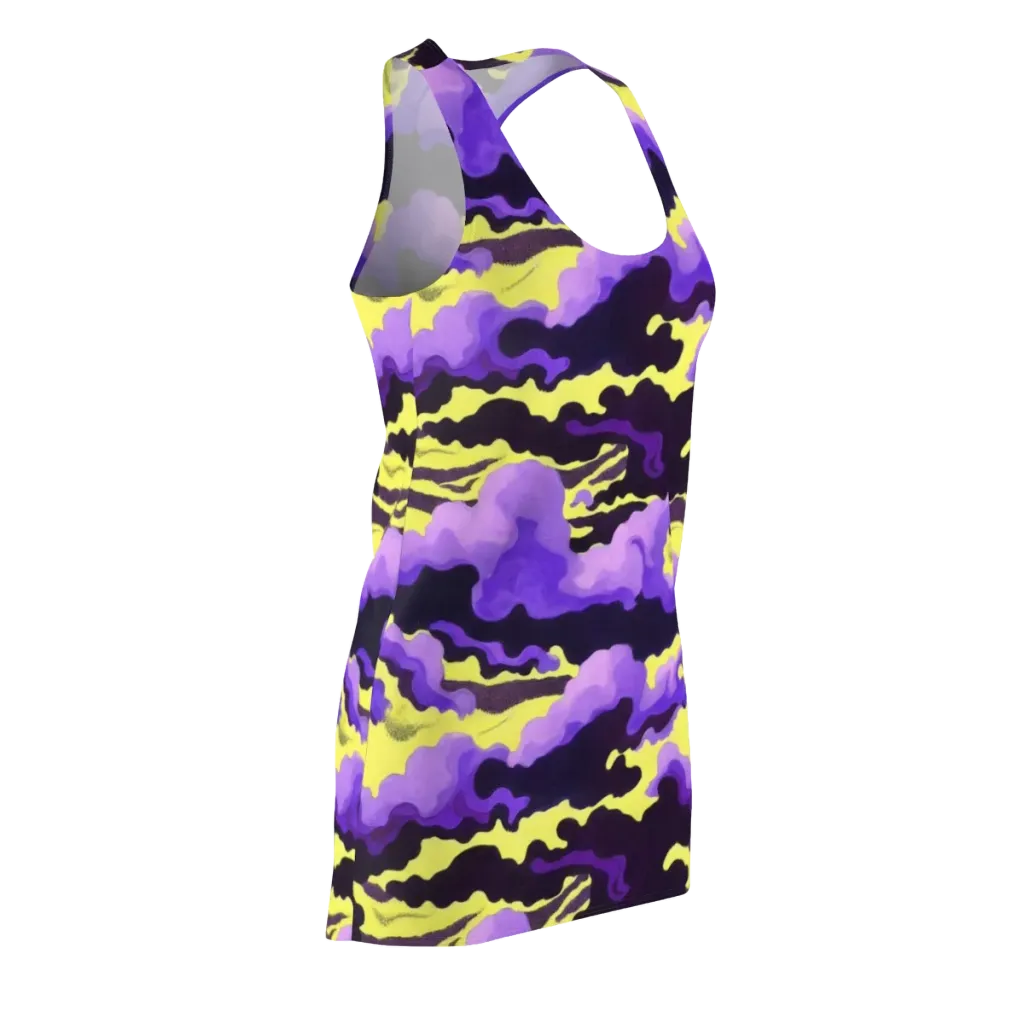 Night Bloom Current on Racerback Dress — Front Side