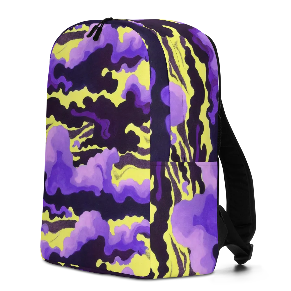 Night Bloom Current on Minimalist Backpack — Left