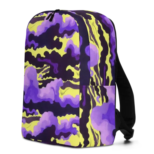 Night Bloom Current on a Minimalist Backpack