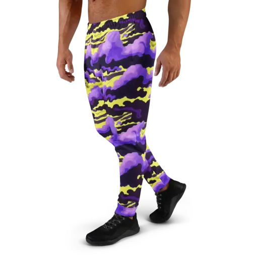 Night Bloom Current on a Men's Joggers