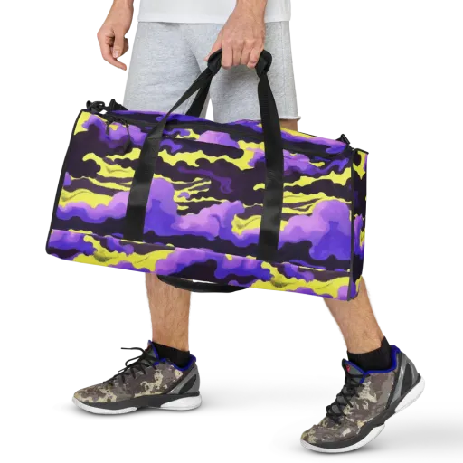Night Bloom Current on a Duffle Bag