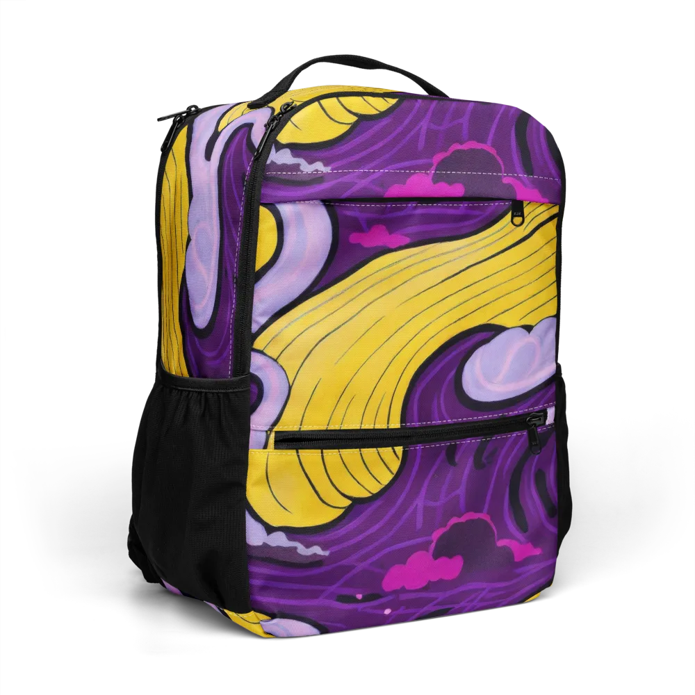 Neon Moonwash on Utility Backpack — Right Front