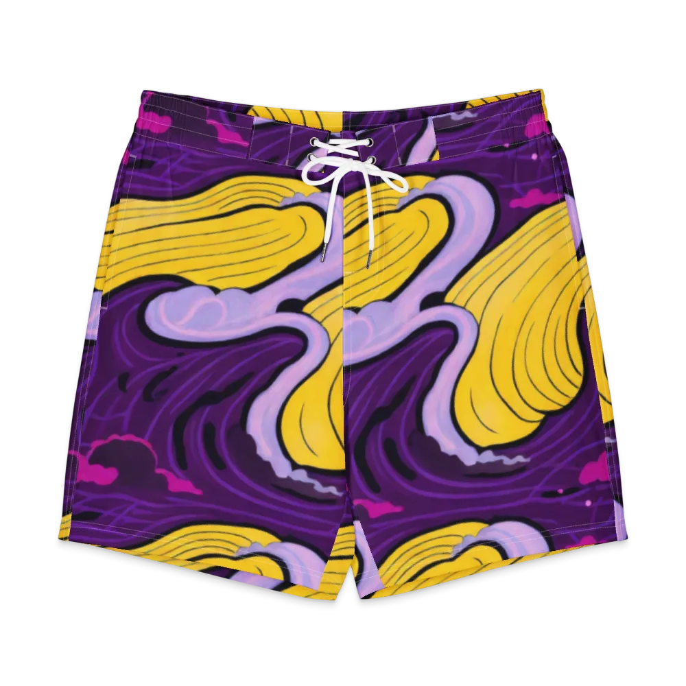 Neon Moonwash on Men's Board Shorts — Front