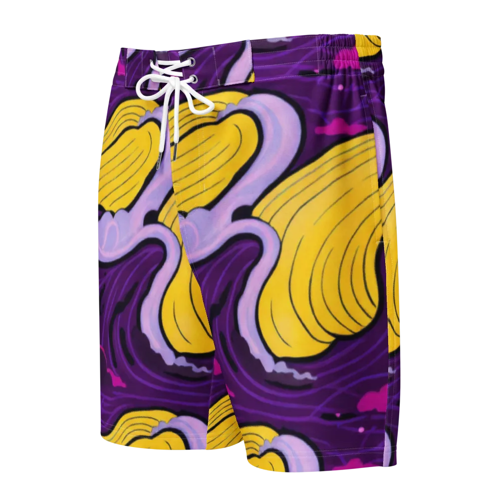 Neon Moonwash on Men's Board Shorts — Front