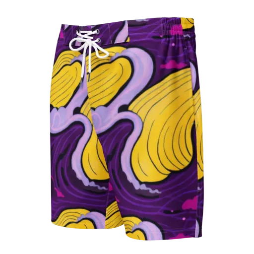 Neon Moonwash on a Men's Board Shorts