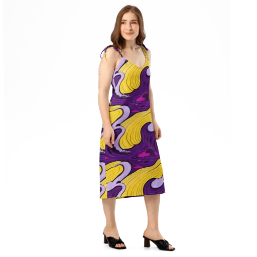 Neon Moonwash on a Slip Dress