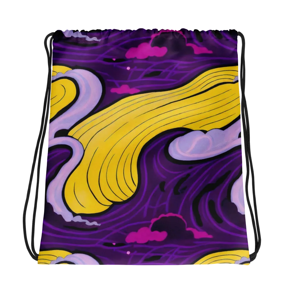 Neon Moonwash on Drawstring Bag — Photo