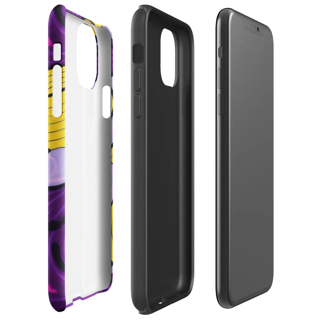 Neon Moonwash on Tough Case for iPhone® — Right