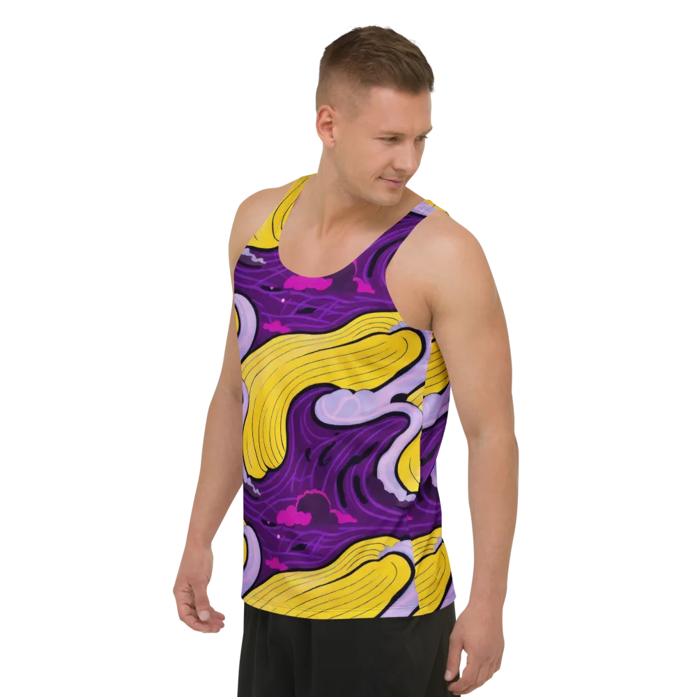 Neon Moonwash on Men's Tank Top — Left Front