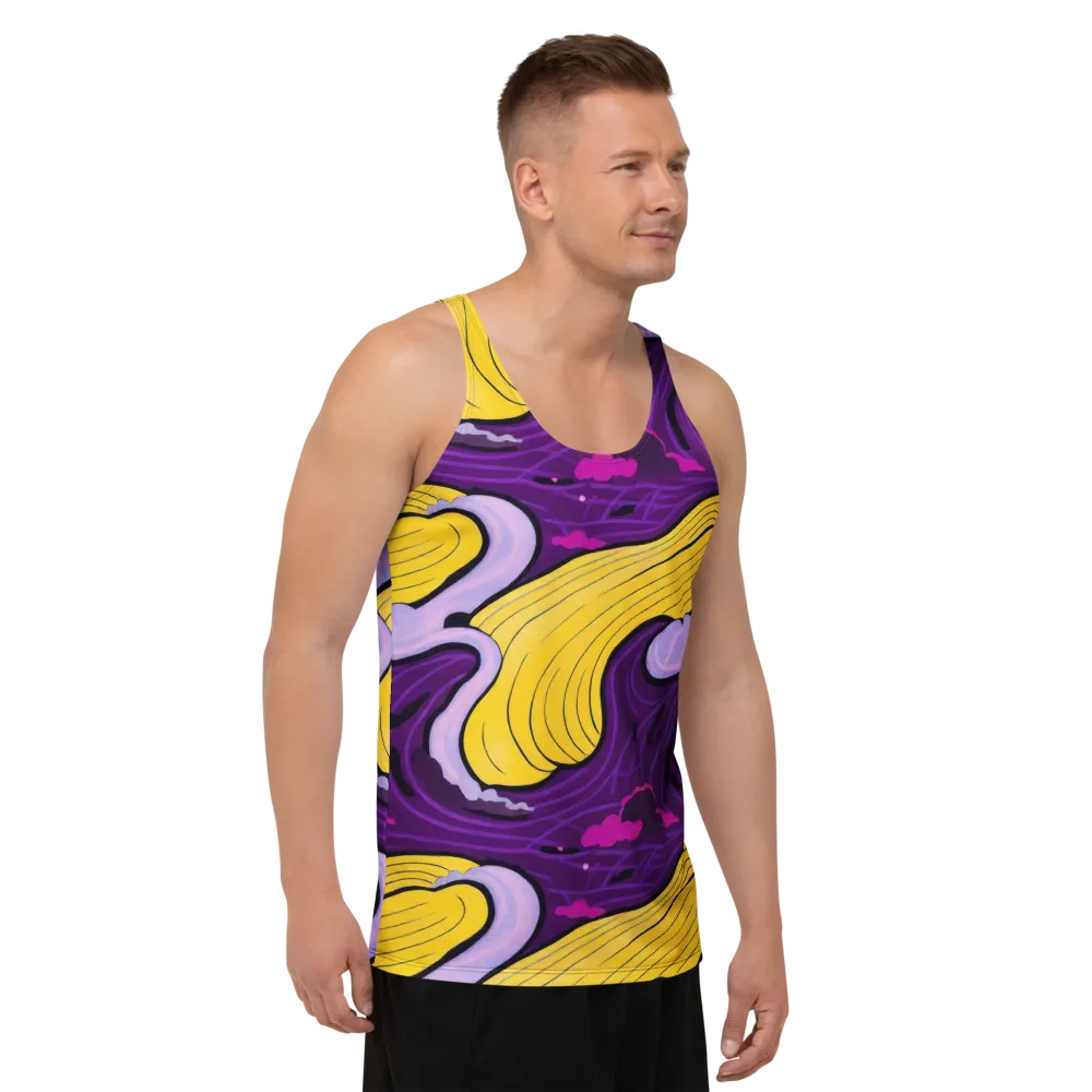 Neon Moonwash on Men's Tank Top — Right Front