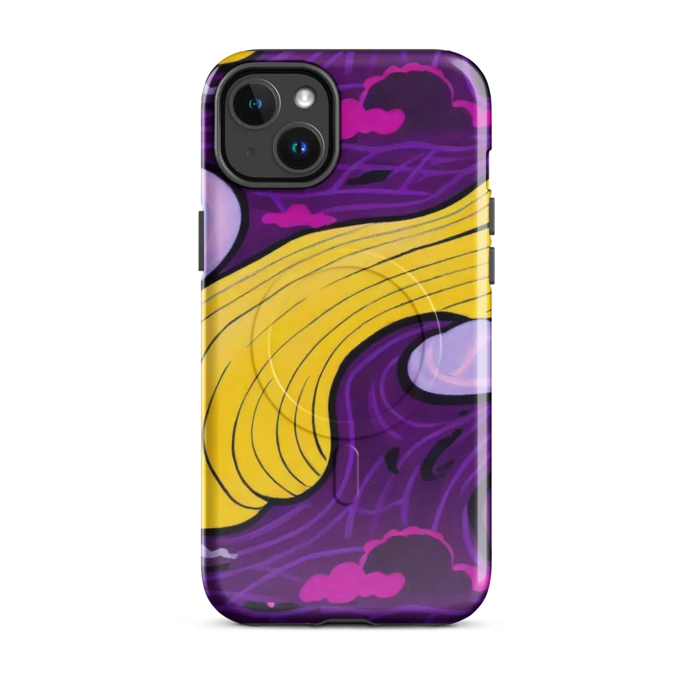 Neon Moonwash on MagSafe Tough Case for iPhone® — Front