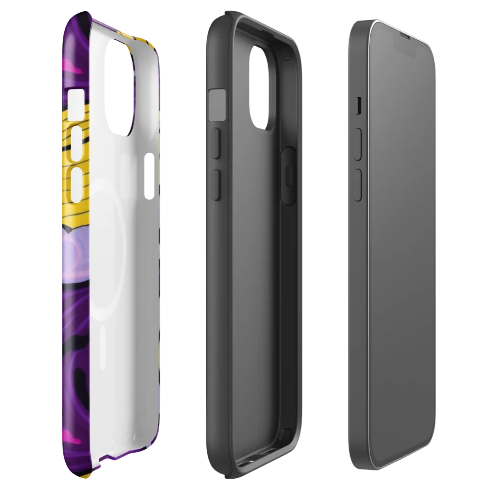Neon Moonwash on MagSafe Tough Case for iPhone® — Front