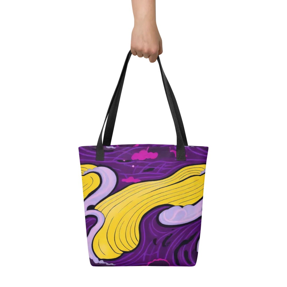 Neon Moonwash on Tote Bag — Front
