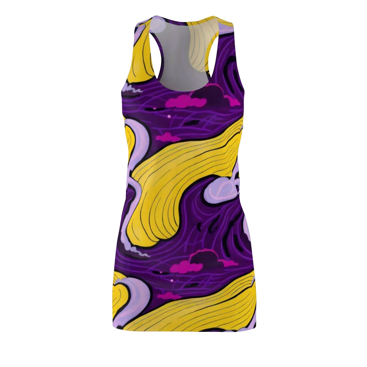 Neon Moonwash on Racerback Dress — Front