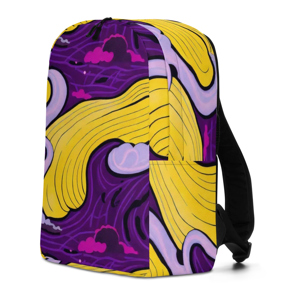 Neon Moonwash on Minimalist Backpack — Left