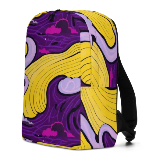 Neon Moonwash on a Minimalist Backpack