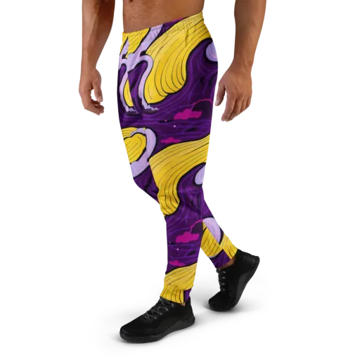 Neon Moonwash on a Men's Joggers