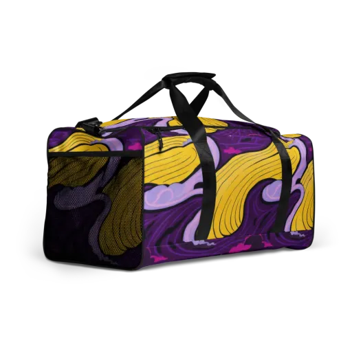 Neon Moonwash on a Duffle Bag