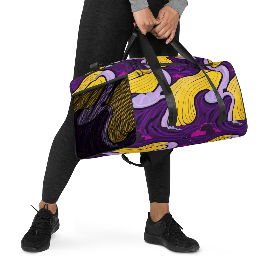 Neon Moonwash on Duffle Bag — Right Front