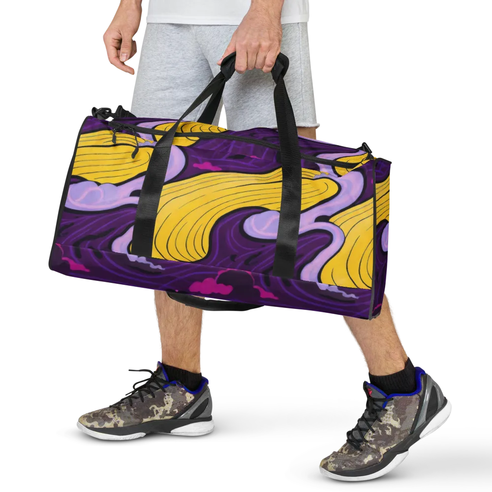 Neon Moonwash on Duffle Bag — Front
